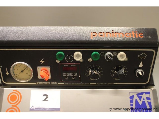Remrijskast panimatic, serienummer 2488, 3,3 kw, 400 v, roestvrij staal, werking niet gekend - afbeelding 2 van  4