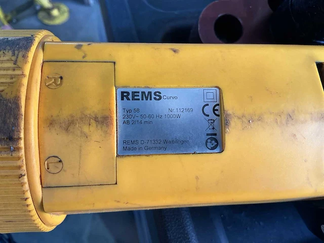 Rems 58 pijp- en buisbuiger - afbeelding 1 van  1