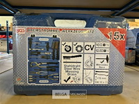 Remtrommel gereedschapset 15-dlg. - afbeelding 1 van  3