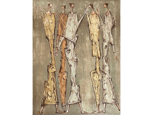 Remy cornelissen - kleurenlithografie - afbeelding 1 van  8