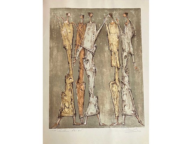 Remy cornelissen - kleurenlithografie - afbeelding 2 van  8