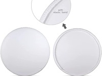 Renaissance 2x2m roze paars marmeren ronde achtergrond - afbeelding 3 van  5