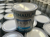 Renaulac carat mat geel 4000ml binnen verf (48x) - afbeelding 1 van  5