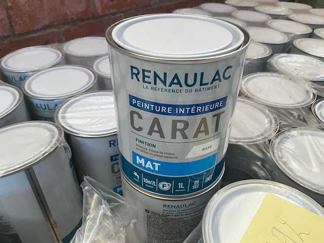 Renaulac carat mat rood 1000ml binnen verf (292x) - afbeelding 1 van  4