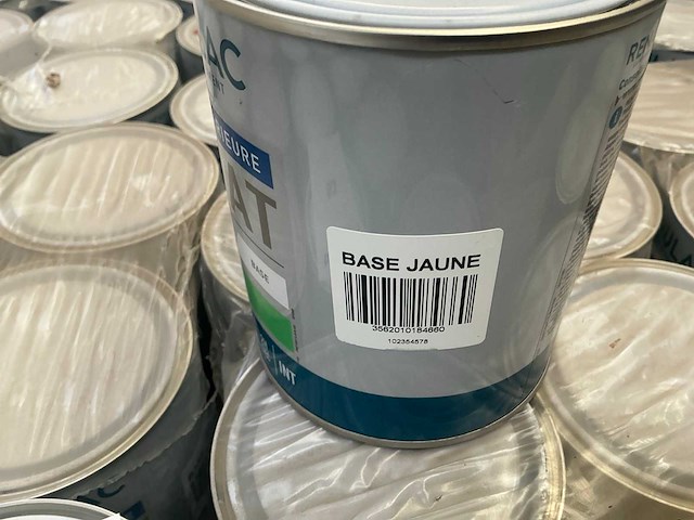 Renaulac carat satin geel 1000ml binnen verf (176x) - afbeelding 2 van  4