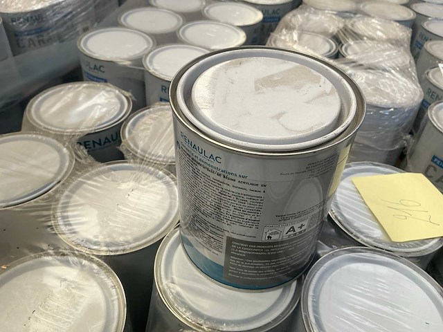 Renaulac carat satin geel 1000ml binnen verf (216x) - afbeelding 3 van  4