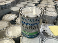 Renaulac carat satin geel 1000ml binnen verf (216x) - afbeelding 1 van  4