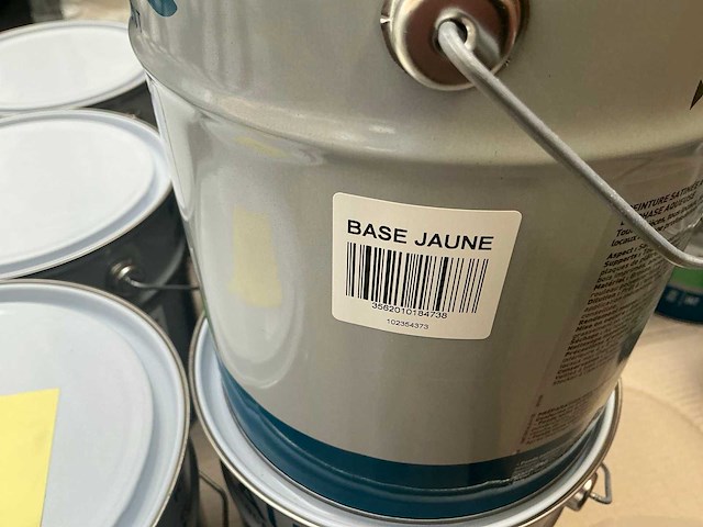 Renaulac carat satin geel 4000ml binnen verf (30x) - afbeelding 2 van  4