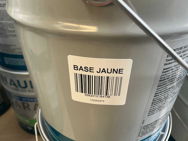 Renaulac carat satin geel 4000ml binnen verf (30x) - afbeelding 2 van  4