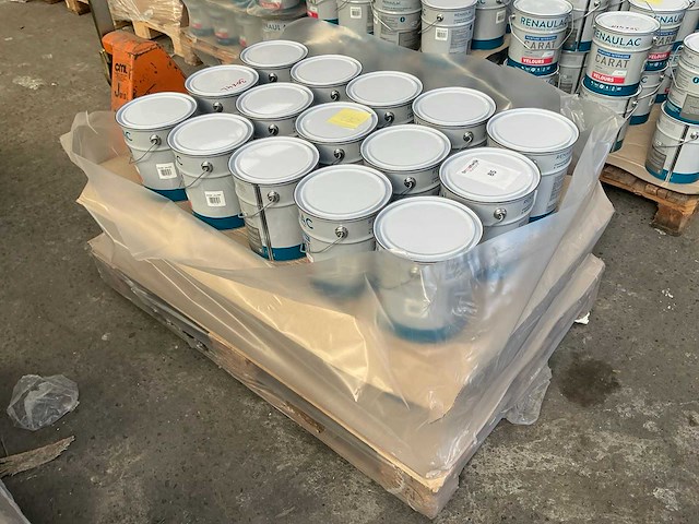 Renaulac carat satin geel 4000ml binnen verf (30x) - afbeelding 3 van  4