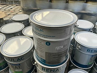 Renaulac carat satin geel 4000ml binnen verf (30x) - afbeelding 2 van  3
