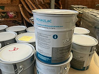 Renaulac carat satin geel 4000ml binnen verf (30x) - afbeelding 3 van  4