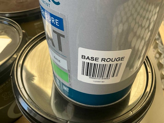 Renaulac carat satin rood 1000ml buiten verf (140x) - afbeelding 2 van  4