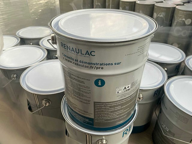 Renaulac carat satin rood 4000ml binnen verf (30x) - afbeelding 3 van  4