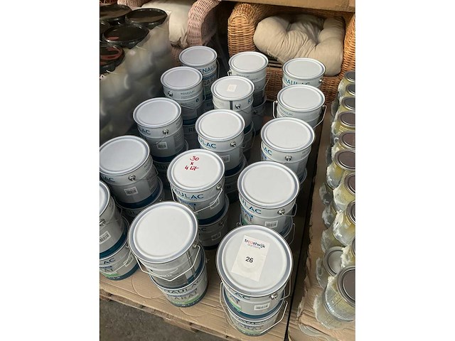 Renaulac carat satin rood 4000ml binnen verf (30x) - afbeelding 4 van  4