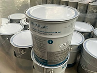 Renaulac carat satin rood 4000ml binnen verf (30x) - afbeelding 3 van  4