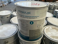 Renaulac carat satin rood 4000ml binnen verf (40x) - afbeelding 3 van  4