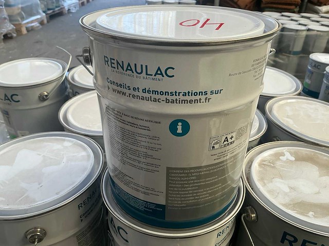 Renaulac carat satin rood 4000ml binnen verf (40x) - afbeelding 3 van  4