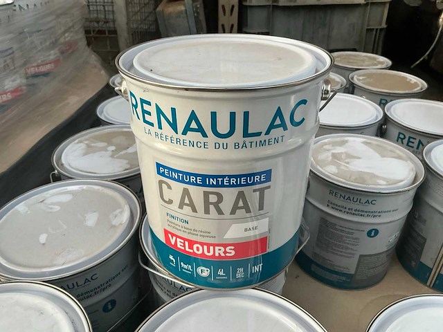 Renaulac carat velours 4000ml geel binnenverf (23x) - afbeelding 1 van  4