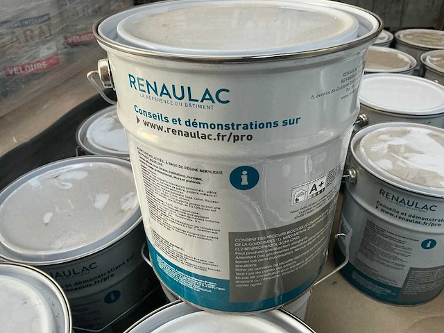 Renaulac carat velours 4000ml geel binnenverf (23x) - afbeelding 2 van  4
