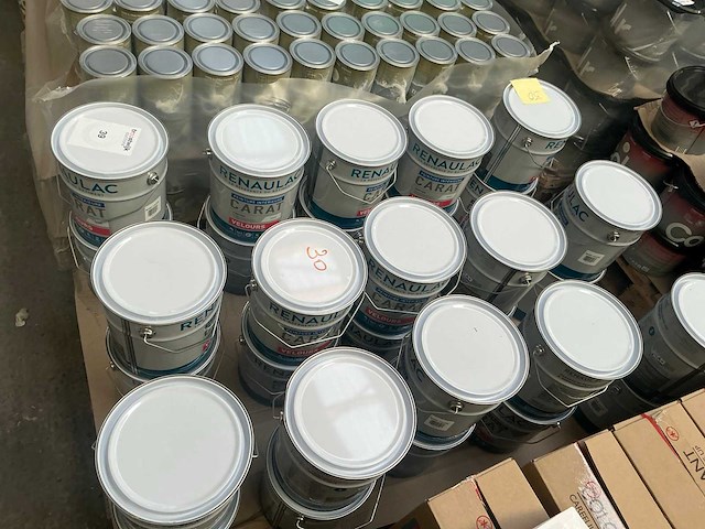 Renaulac carat velours geel 4000ml binnen verf (30x) - afbeelding 4 van  4