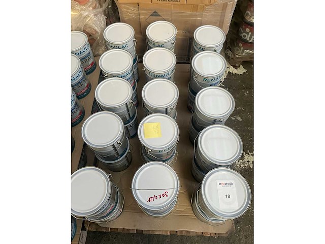 Renaulac carat velours geel 4000ml verf (30x) - afbeelding 4 van  4