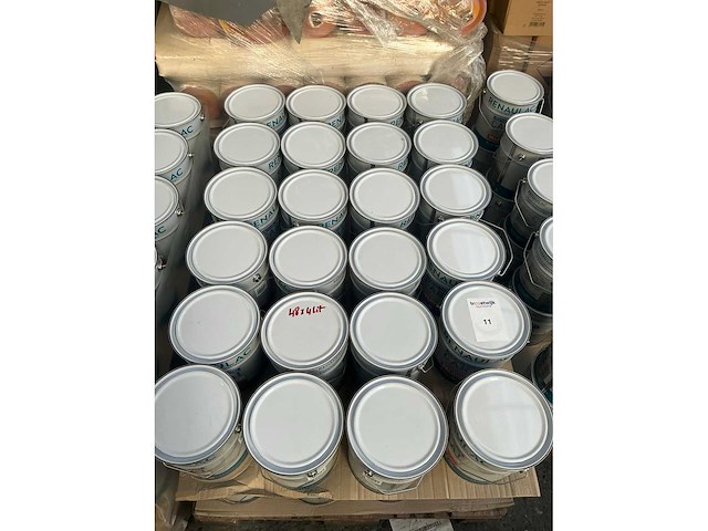 Renaulac carat velours rood 4000ml verf (48x) - afbeelding 4 van  4