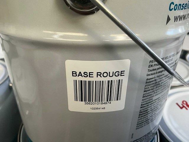 Renaulac carat velours rood 4000ml verf (48x) - afbeelding 2 van  4