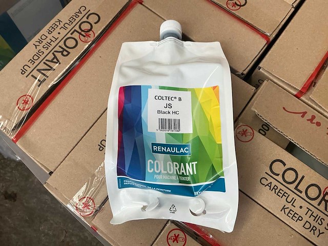 Renaulac coltec b js black hc 1000ml machine verf (120x) - afbeelding 4 van  4