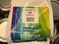 Renaulac coltec b ms yellow lc 1000ml machine verf (210x) - afbeelding 2 van  5