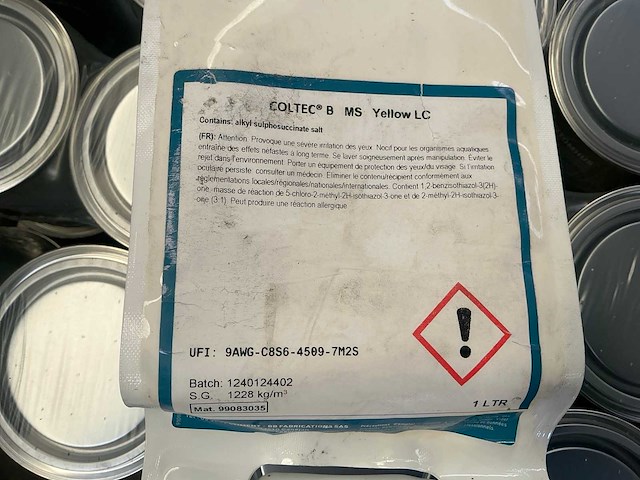 Renaulac coltec b ms yellow lc 1000ml machine verf (210x) - afbeelding 3 van  5