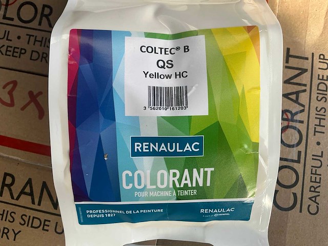 Renaulac coltec b qs yellow hc 1000ml machine verf (99x) - afbeelding 2 van  5