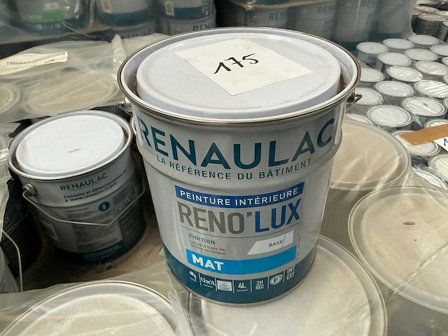 Renaulac renolux rood mat 4000ml binnen verf (45x) - afbeelding 1 van  4