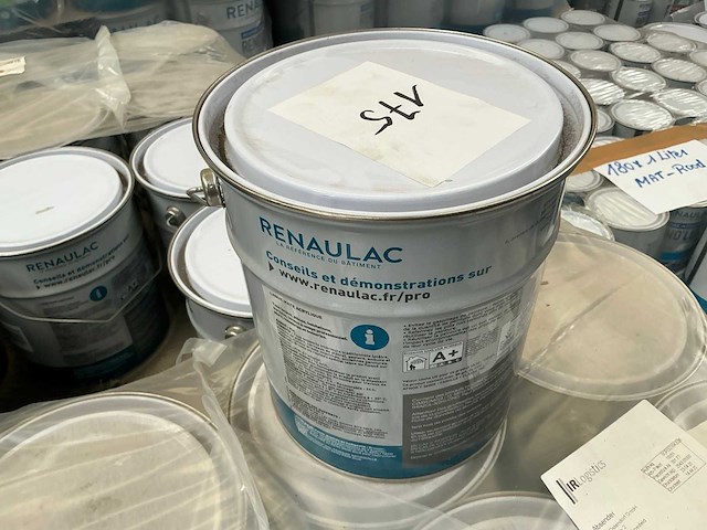 Renaulac renolux rood mat 4000ml binnen verf (45x) - afbeelding 3 van  4