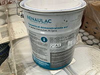 Renaulac renolux rood mat 4000ml binnen verf (96x) - afbeelding 3 van  4