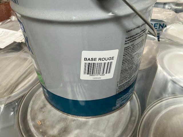 Renaulac renolux rood satin 4000ml binnen verf (94x) - afbeelding 2 van  4