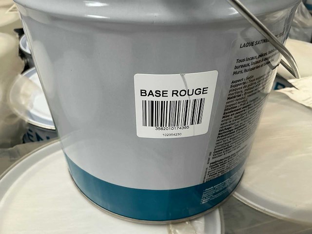 Renaulac renolux rood satin 4000ml binnen verf (96x) - afbeelding 2 van  4
