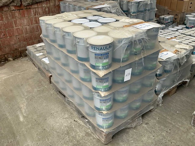 Renaulac renolux rood satin 4000ml binnen verf (96x) - afbeelding 4 van  4