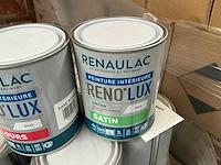 Renaulac renolux satin rood 1000ml / velours rood 1000ml binnen verf (138x) - afbeelding 3 van  4