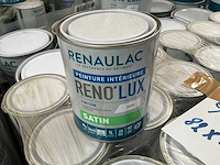 Renaulac renolux satin rood 1000ml / velours rood 4000ml binnen verf (91x) - afbeelding 1 van  5