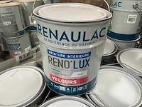 Renaulac renolux satin rood 1000ml / velours rood 4000ml binnen verf (91x) - afbeelding 2 van  5