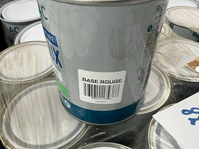 Renaulac renolux satin rood 1000ml / velours rood 4000ml binnen verf (91x) - afbeelding 3 van  5