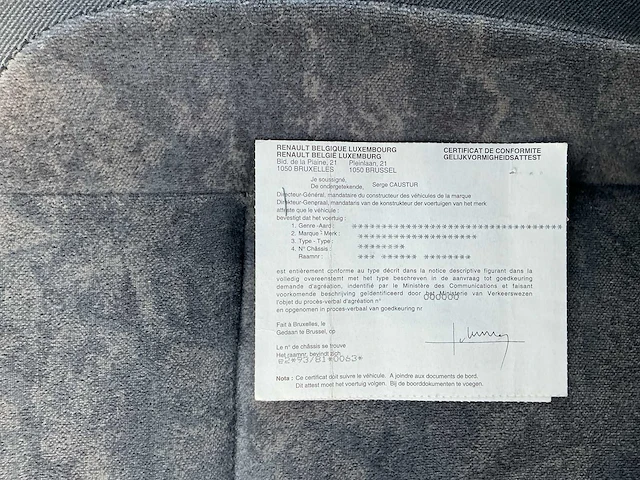 Renault - 1999 - safrane - safrane - personenauto - afbeelding 3 van  6