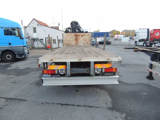 Renault - 2004 - 270dci lander plateau + kraan - vrachtwagen - afbeelding 25 van  28