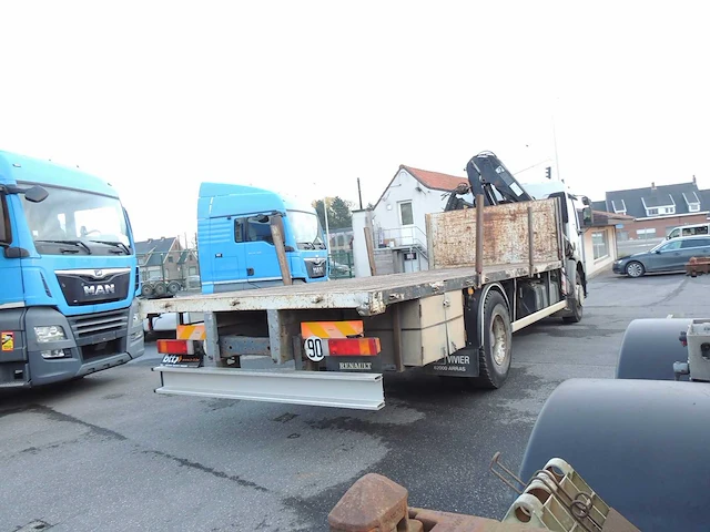 Renault - 2004 - 270dci lander plateau + kraan - vrachtwagen - afbeelding 26 van  28