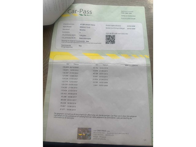 Renault - 2008 - clio - personenauto - afbeelding 18 van  19
