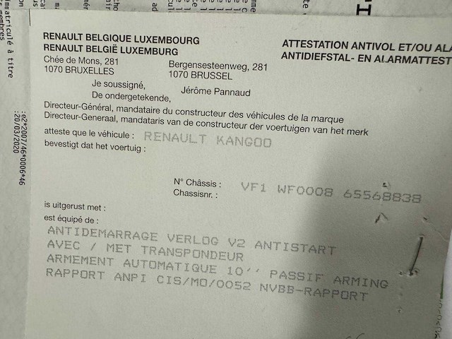 Renault - kangoo - w - car - 2020 - afbeelding 14 van  24