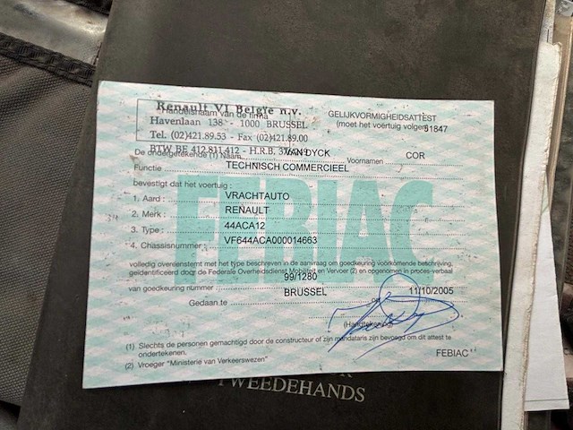 Renault - midlum 2220 cdi - truck - 2005 - afbeelding 32 van  46