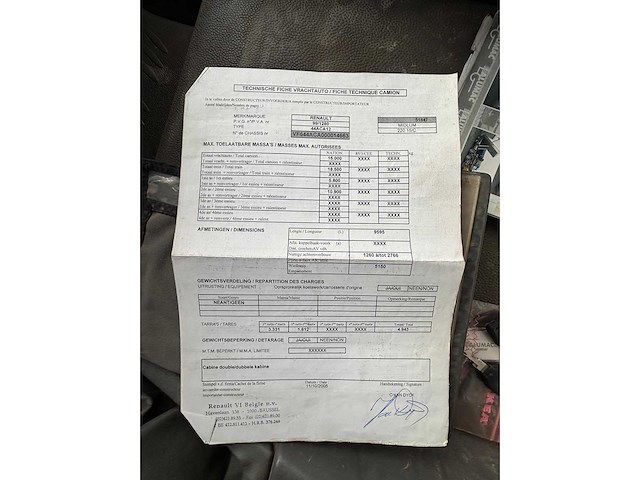 Renault - midlum 2220 cdi - truck - 2005 - afbeelding 35 van  46