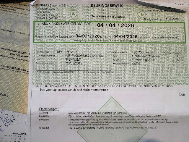 Renault - trafic - van - afbeelding 5 van  17